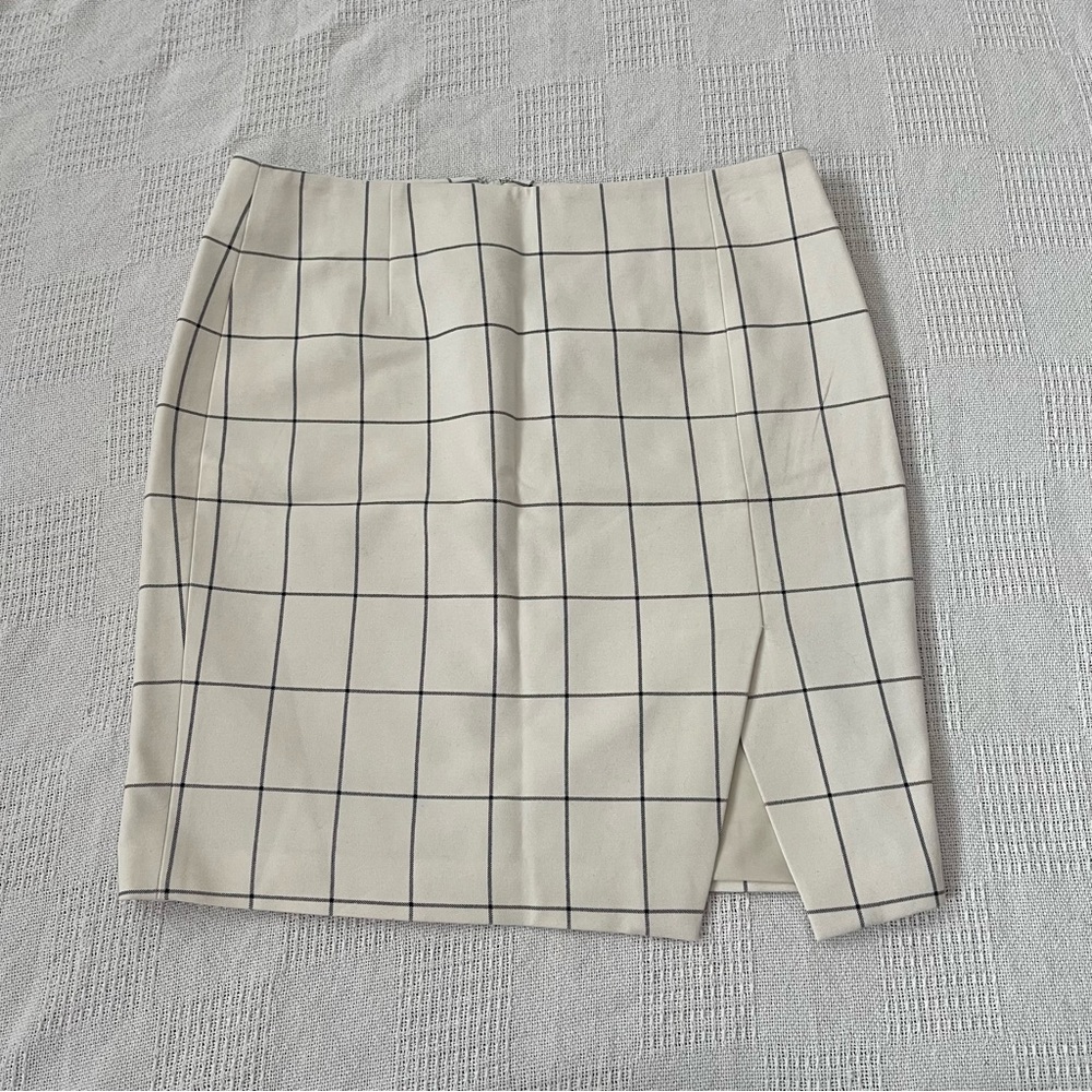 Black & white Grid Skirt